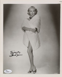 Lot #830 Lana Turner - Image 1