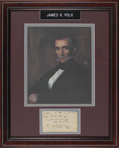 Lot #33 James K. Polk