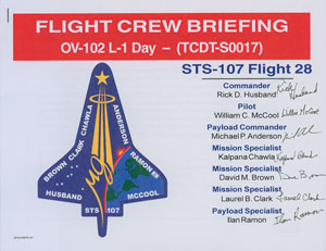 Lot #391  STS-107 - Image 1