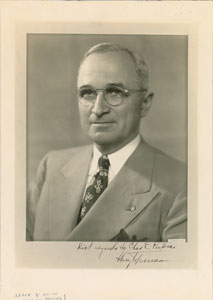Lot #121 Harry S. Truman - Image 1