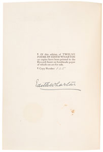 Lot #515 Edith Wharton - Image 1