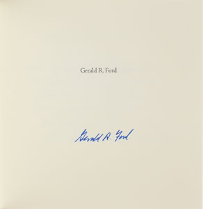 Lot #190 Gerald Ford - Image 1