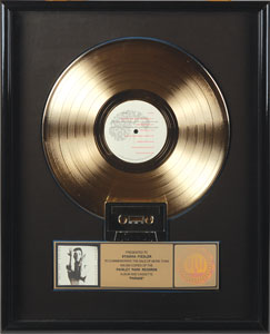 Lot #4088  Prince ‘Parade’ Gold Sales Award