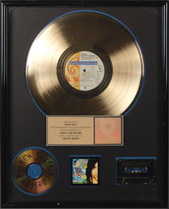 Lot #4156  Prince Graffiti Bridge Gold Sales Award - Image 1
