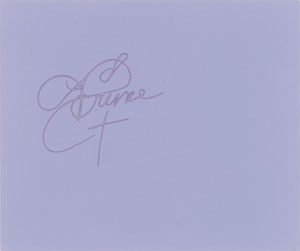 Lot #4050  Prince 1985 Signature - Image 1
