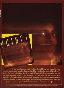 Lot #4019 Assortment of Prince Publicity Material - Image 3