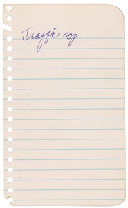 Lot #4015  Prince Handwritten Notes - Image 2
