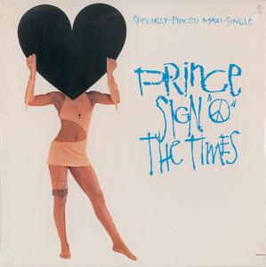 Lot #4119  Prince 'Sign o' the Times' Single Albums - Image 1