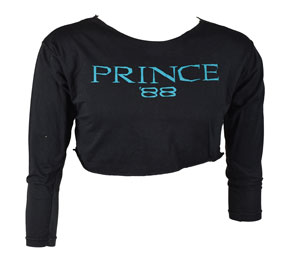 Lot #4131  Prince's Personally-Worn Lovesexy Cropped T-Shirt - Image 1