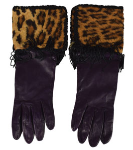 Lot #4133  Prince's Personally-Worn Gloves - Image 1