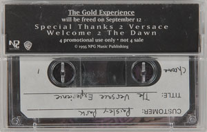 Lot #4205  Prince ‘The Versace Experience (Prelude 2 Gold)' Test Pressing Promo Cassette - Image 1