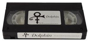 Lot #4170  Prince Handwritten Note and VHS Copies of Blue Light and Dolphin - Image 3