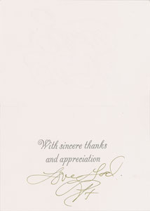Lot #4130  Prince Signed Thank-You Note - Image 1