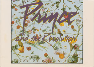 Lot #2774  Prince Purple Rain Tour 'Thank You'