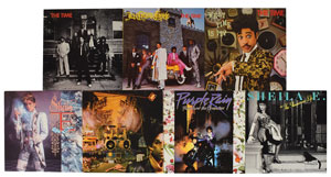 Lot #4080  Prince Group of (7) Albums and Tourbook