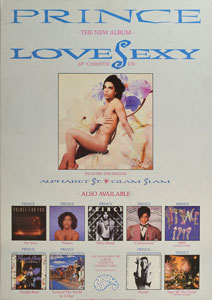 Lot #4137  Prince Lovesexy Large Promo Poster