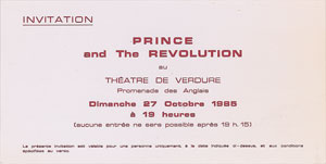 Lot #4099  Prince Collection of (6) Parade and Under the Cherry Moon Tickets and Passes - Image 5