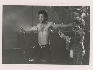 Lot #4102  Prince 1986 Parade Tour Original Vintage Photograph - Image 1