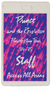 Lot #4079  Prince Collection of Tour, Production, and Promo Materials - Image 10