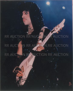 Lot #4075  Prince Group of (5) 1985 Purple Rain Tour Color Photographs - Image 4