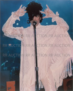 Lot #4075  Prince Group of (5) 1985 Purple Rain Tour Color Photographs - Image 5