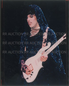 Lot #4075  Prince Group of (5) 1985 Purple Rain Tour Color Photographs - Image 6