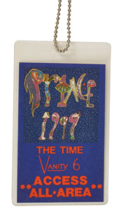 Lot #4041  Prince Pair of 1999 Tour Passes - Image 2