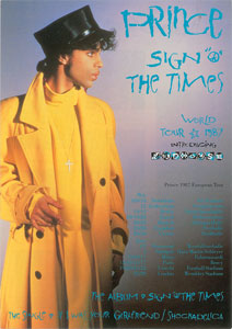 Lot #4122  Prince Original Vintage Sign o' the Times Photograph and Leaflet - Image 1