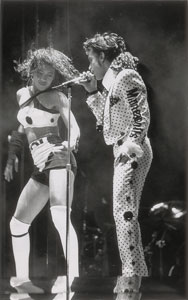 Lot #4147  Prince and Cat Glover 1988 Lovesexy Tour Original Vintage Photograph - Image 1