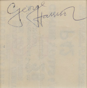Lot #677  Beatles: George Harrison - Image 2