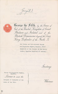 Lot #428  King George V - Image 1