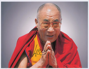 Lot #407  Dalai Lama