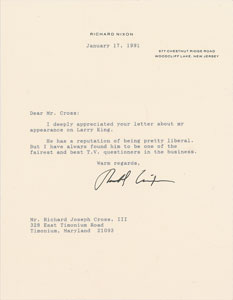 Lot #284 Richard Nixon - Image 1