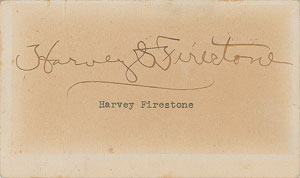 Lot #316 Harvey Firestone - Image 2