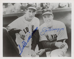 Lot #895 Ted Williams and Joe DiMaggio