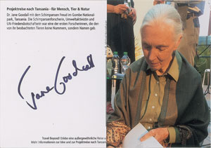 Lot #415 Jane Goodall - Image 3
