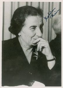 Lot #433 Golda Meir - Image 1