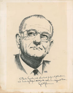 Lot #242 Lyndon B. Johnson - Image 1
