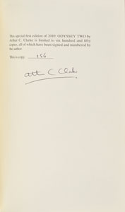 Lot #625 Arthur C. Clarke - Image 1