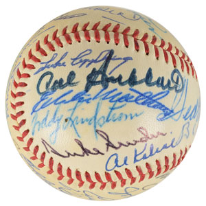 Lot #873  Baseball Hall of Famers