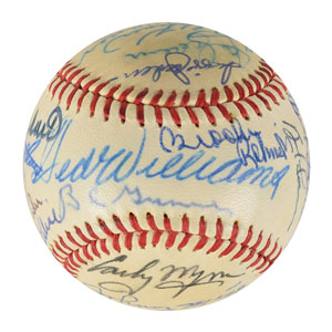 Lot #873  Baseball Hall of Famers - Image 2