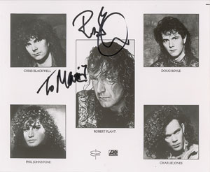 Lot #733  Led Zeppelin: Robert Plant - Image 2