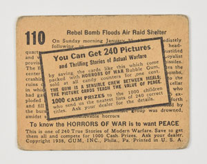 Lot #52  1938 Gum Inc. 'Horrors of War' Card Collection - Image 37