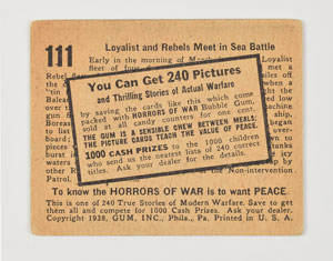 Lot #52  1938 Gum Inc. 'Horrors of War' Card Collection - Image 39
