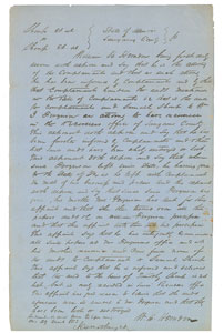 Lot #309 Abraham Lincoln: William H. Herndon - Image 1