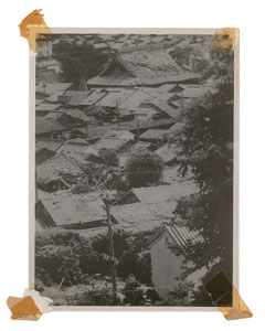 Lot #93  Nagasaki Original Photograph of City Rooftops by Yosuke Yamahata - Image 1