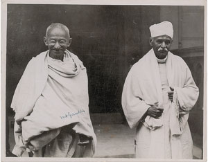 Lot #311 Mohandas Gandhi - Image 1