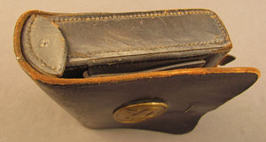 Lot #135  Civil War 1861 Cartridge Box by Decrow of Bangor, Maine - Image 3