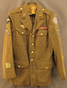 Lot #146  WWII US Army Enlisted Man's Service Jacket - Image 1
