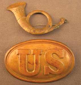 Lot #141  Civil War US Insignia - Image 1